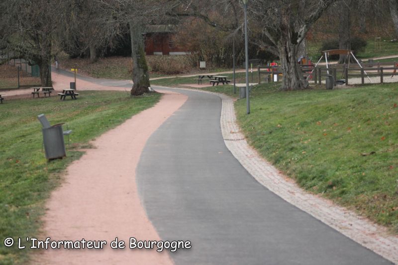 Voie cyclable du parc de la Verrerie - La position de Mines de Rayons - L'infoRmateur de Bourgogne