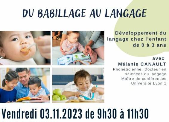 Le développement du langage chez l'enfant de 1 an à 3 ans