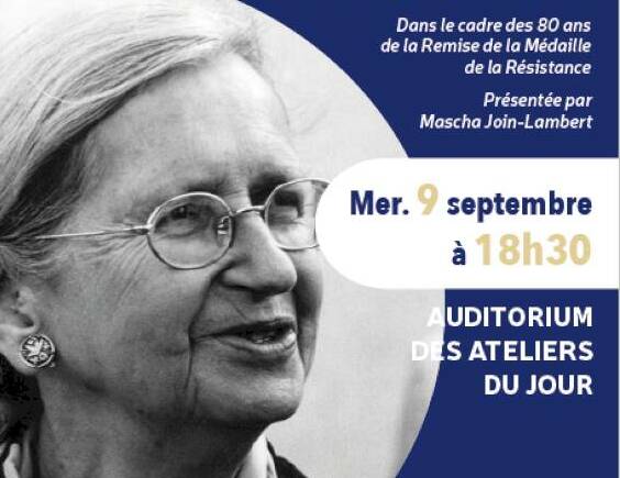 Conférence sur Geneviève de Gaulle-Anthonioz